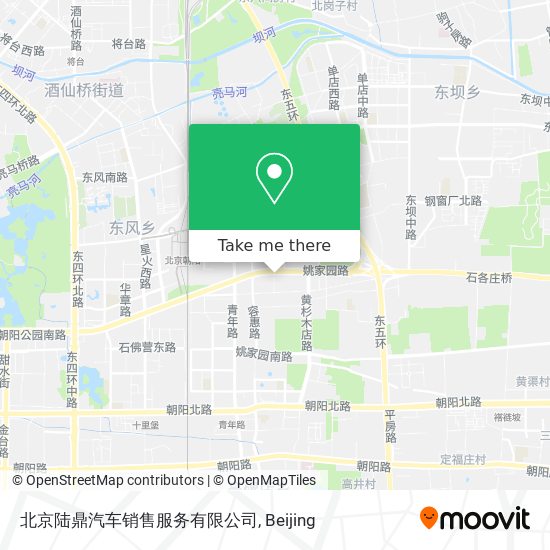 北京陆鼎汽车销售服务有限公司 map