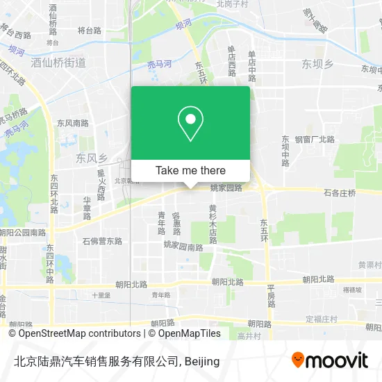 北京陆鼎汽车销售服务有限公司 map