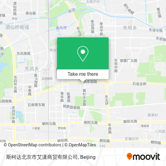 斯柯达北京市艾潇商贸有限公司 map