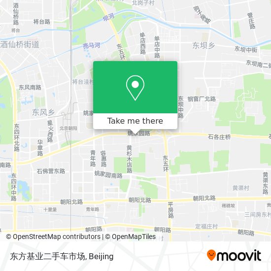 东方基业二手车市场 map