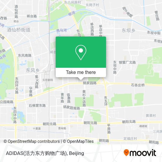 ADIDAS(活力东方购物广场) map