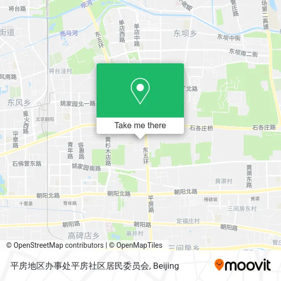 平房地区办事处平房社区居民委员会 map