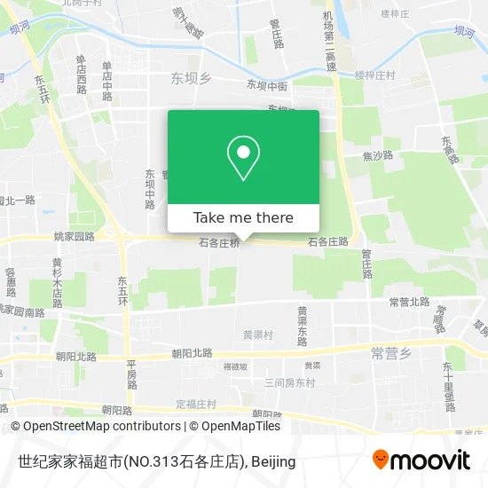 世纪家家福超市(NO.313石各庄店) map