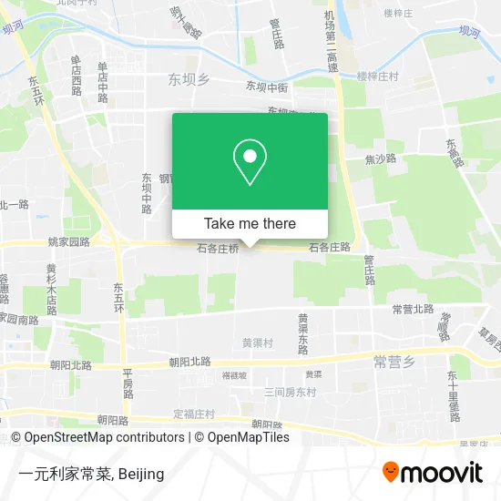 一元利家常菜 map