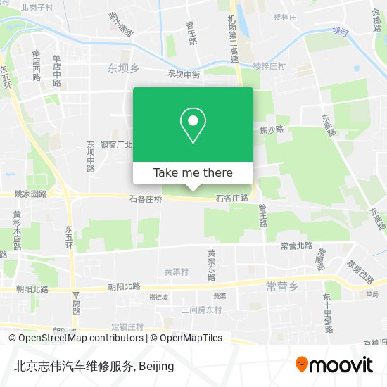 北京志伟汽车维修服务 map