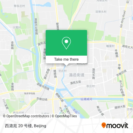 西潞苑 20 号楼 map