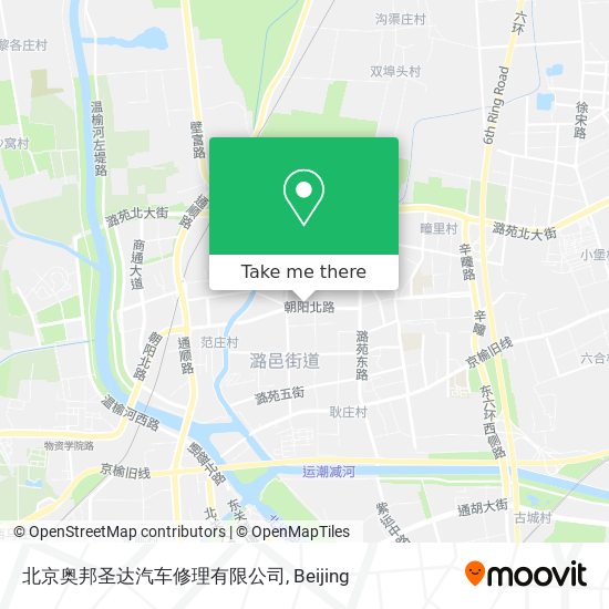 北京奥邦圣达汽车修理有限公司 map