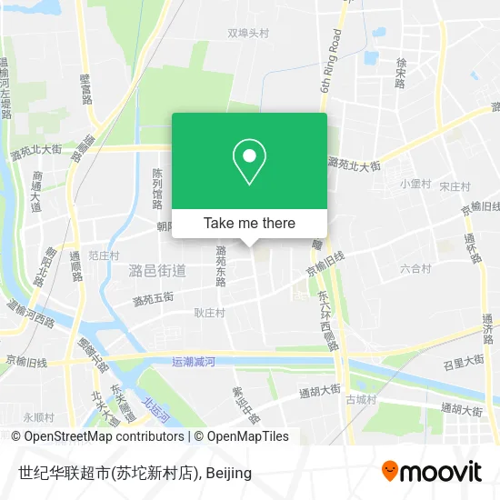 世纪华联超市(苏坨新村店) map