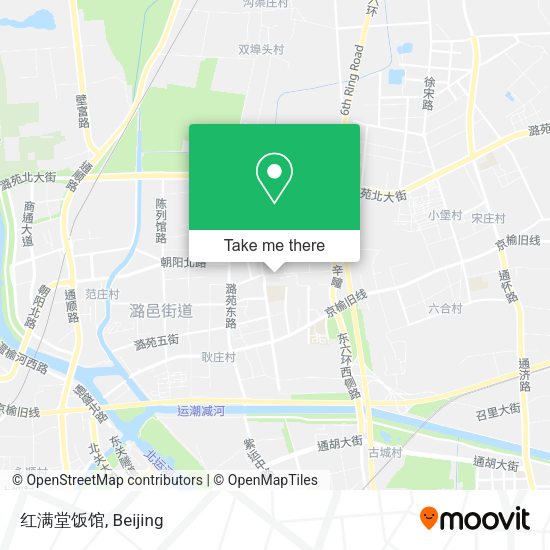 红满堂饭馆 map