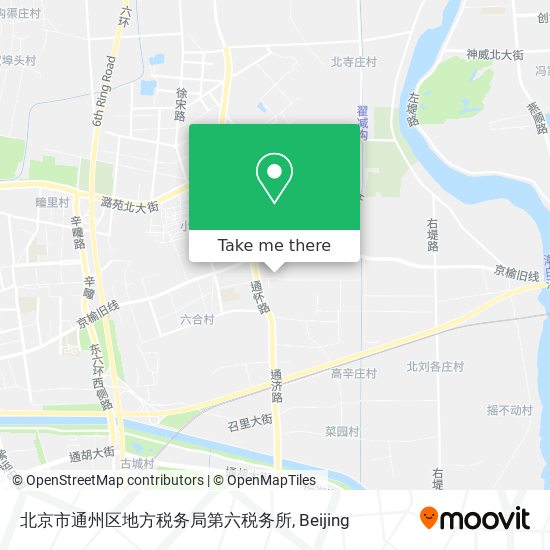 北京市通州区地方税务局第六税务所 map