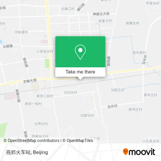 燕郊火车站 map