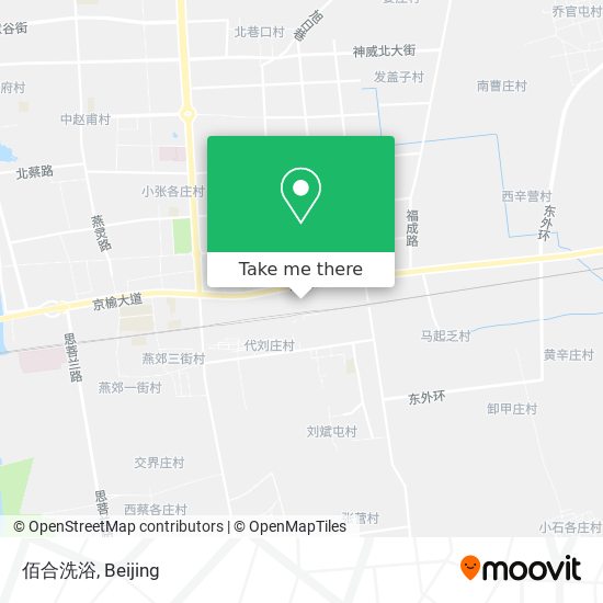 佰合洗浴 map