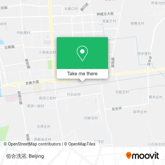 佰合洗浴 map