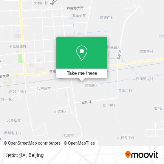 冶金北区 map