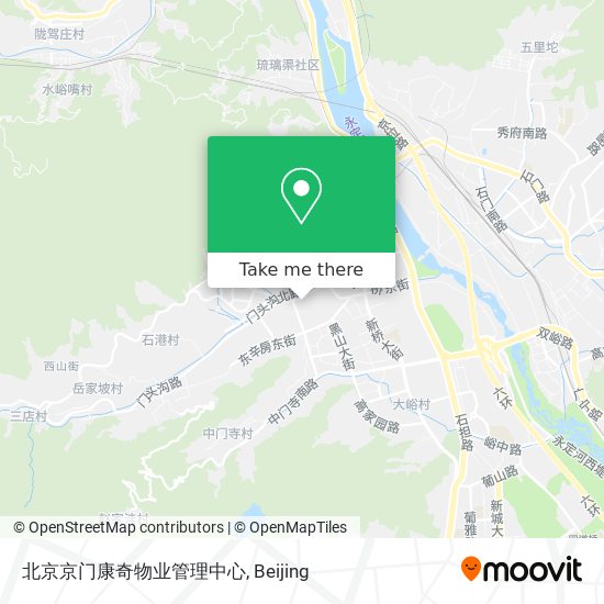 北京京门康奇物业管理中心 map