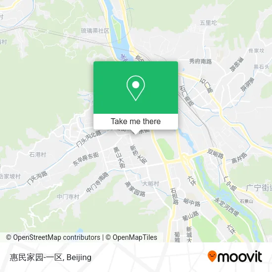 惠民家园-一区 map