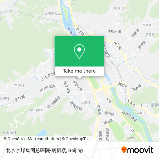 北京京煤集团总医院-病房楼 map
