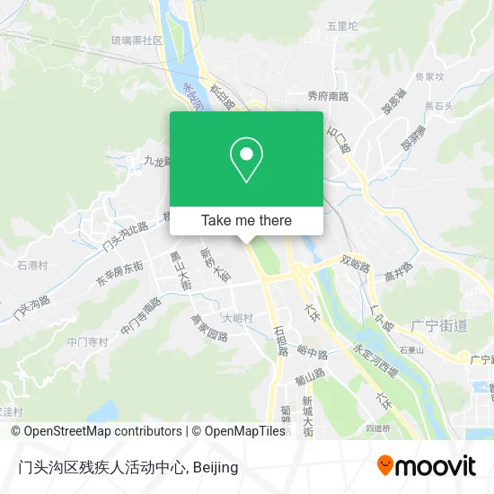 门头沟区残疾人活动中心 map