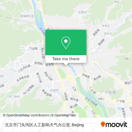 北京市门头沟区人工影响天气办公室 map