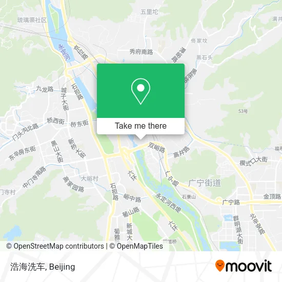 浩海洗车 map
