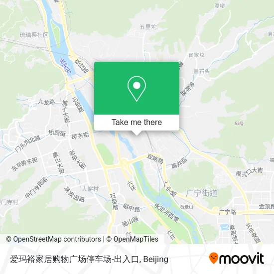 爱玛裕家居购物广场停车场-出入口 map