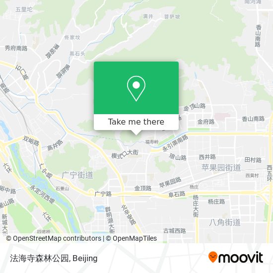 法海寺森林公园 map