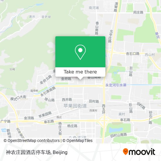 神农庄园酒店停车场 map