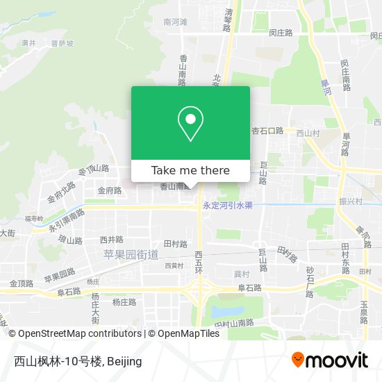 西山枫林-10号楼 map