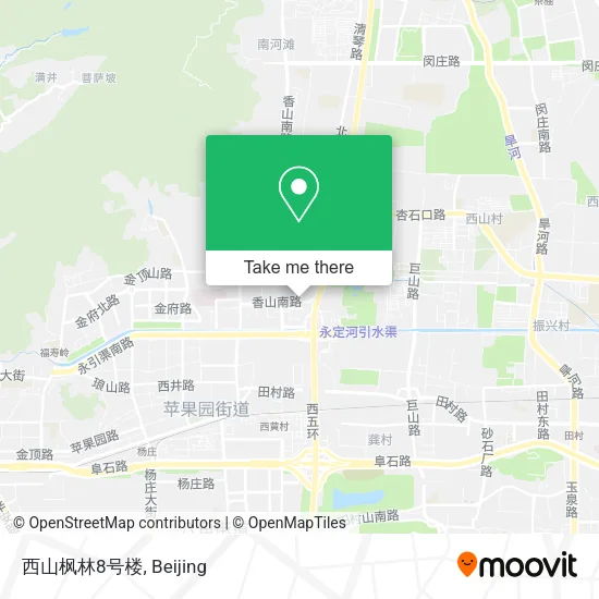 西山枫林8号楼 map