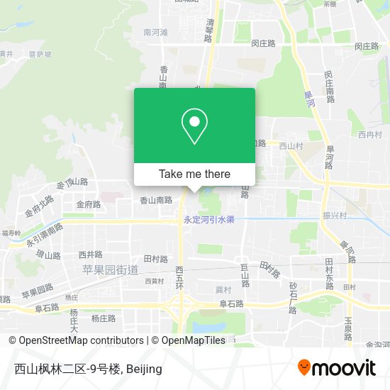 西山枫林二区-9号楼 map