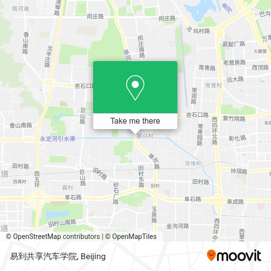易到共享汽车学院 map