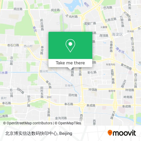 北京博实信达数码快印中心 map