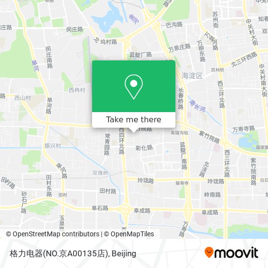 格力电器(NO.京A00135店) map