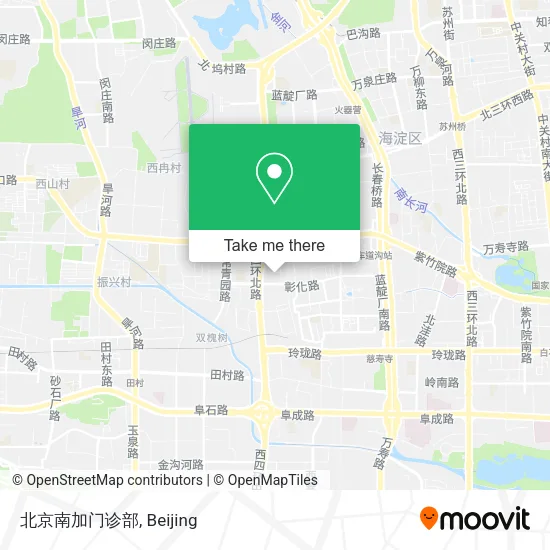 北京南加门诊部 map