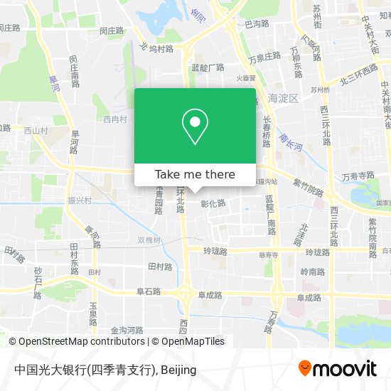 中国光大银行(四季青支行) map