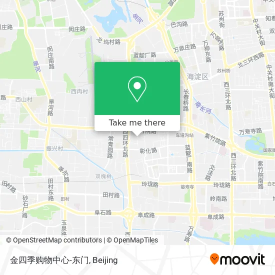 金四季购物中心-东门 map