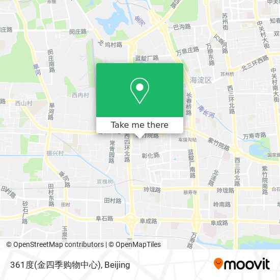 361度(金四季购物中心) map