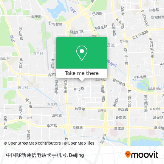 中国移动通信电话卡手机号 map