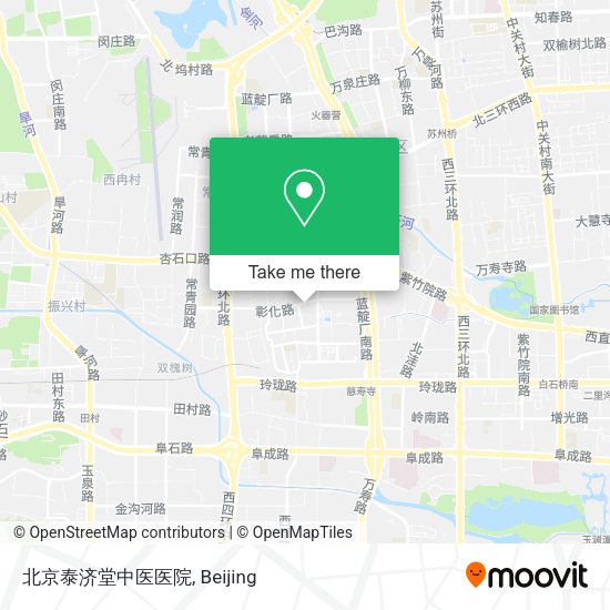 北京泰济堂中医医院 map