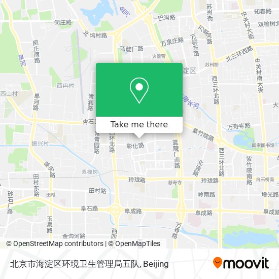 北京市海淀区环境卫生管理局五队 map