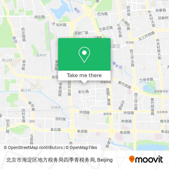 北京市海淀区地方税务局四季青税务局 map
