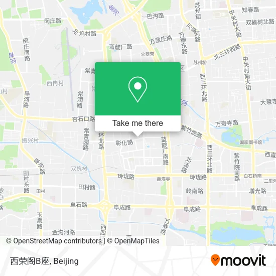 西荣阁B座 map