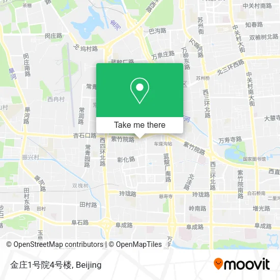 金庄1号院4号楼 map