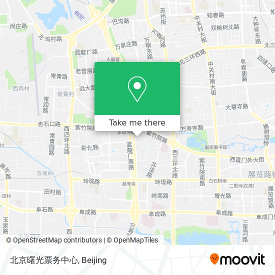 北京曙光票务中心 map