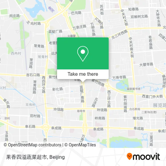 果香四溢蔬菜超市 map