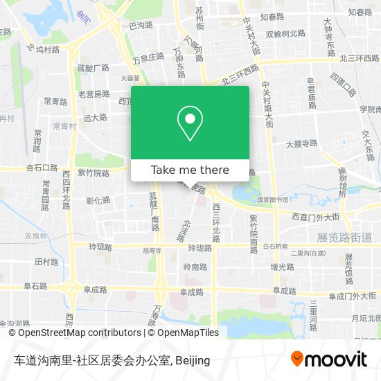 车道沟南里-社区居委会办公室 map