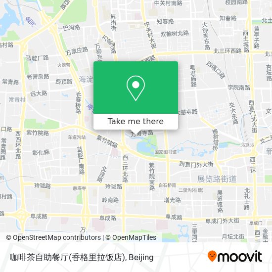 咖啡茶自助餐厅(香格里拉饭店) map