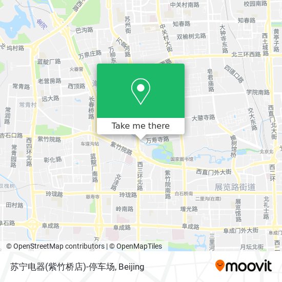 苏宁电器(紫竹桥店)-停车场 map