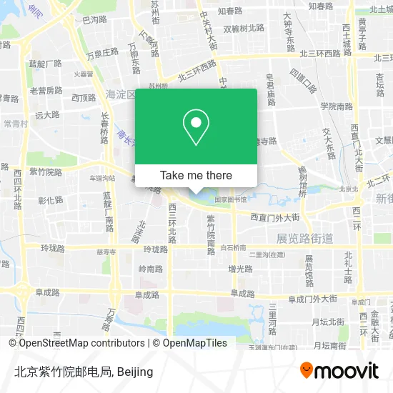 北京紫竹院邮电局 map