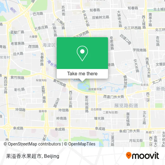 果溢香水果超市 map